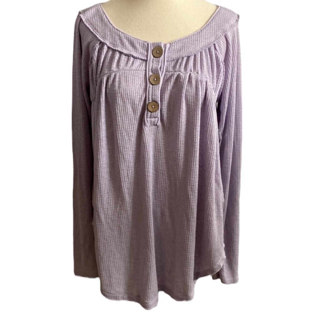 We The Free  Henley Top Medium